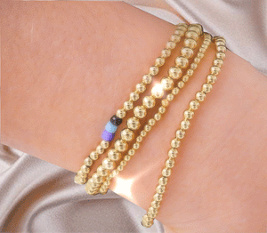 2mm Dainty Darling (gold metal) - The Daily Halie